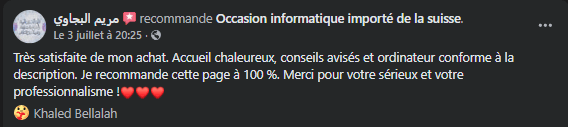 Avis client