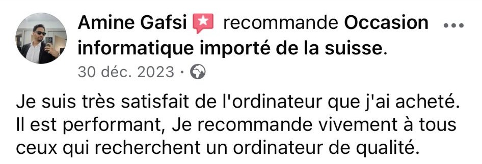 Capture d'écran - Client satisfait 2